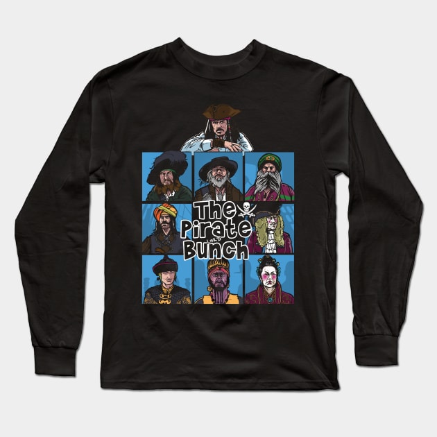 The Pirate Bunch Long Sleeve T-Shirt by AndreusD